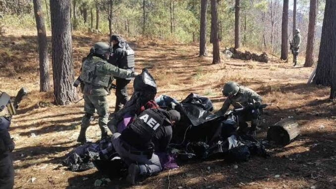 Destruye Célula BOI campamentos en Guadalupe y Calvo