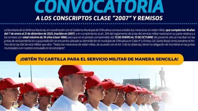 Invitan Municipio y DEFENSA a tramitar la cartilla militar