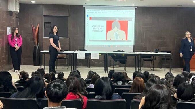 Busca FGE crear conciencia sobre la trata de personas entre estudiantes