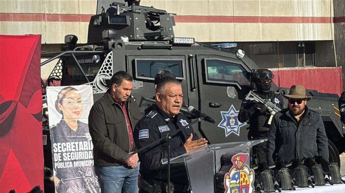 Refuerzan Seguridad Pública en Juárez con 1455 fusiles FX05S