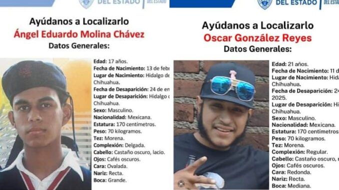 Investigan a policías municipales por «levantón» de dos jóvenes en Parral