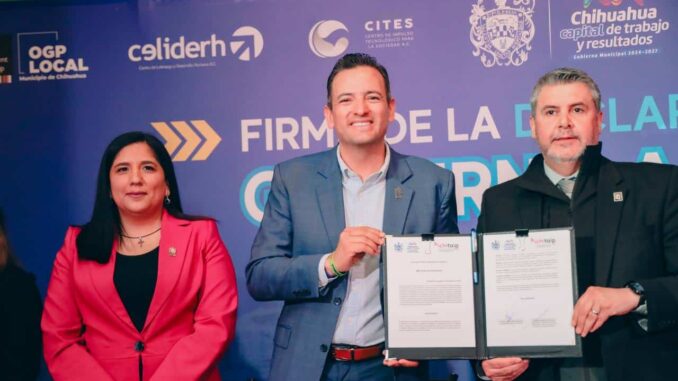 Encabeza alcalde firma de declaratoria de segundo plan de acción de Gobierno Abierto