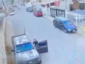 Revelan video al momento de la ejecución del policía estatal; sicarios portaban pelucas rubias