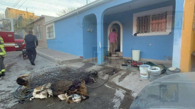 Incendio en vivienda de la colonia Industrial deja daños materiales