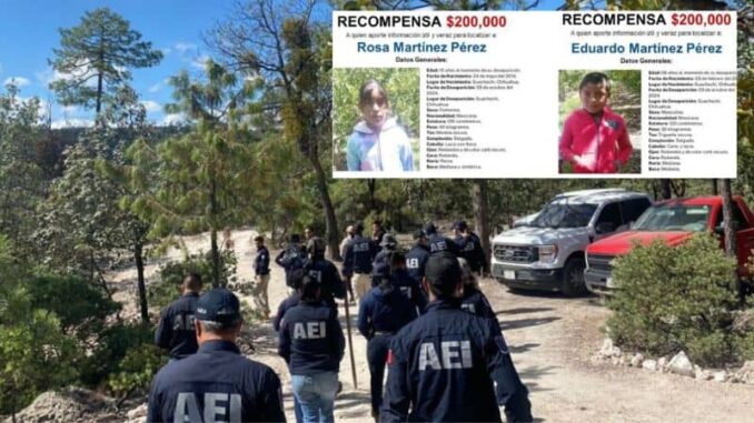 Encuentran a hermanitos desaparecidos en Guachochi tras más de cuatro meses