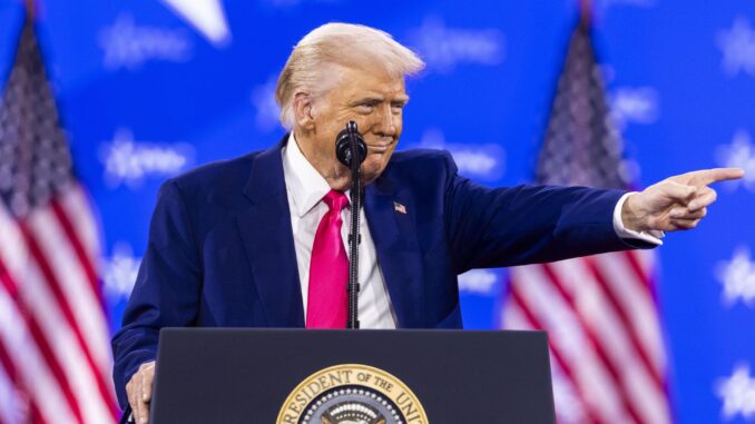 Trump en cumbre de CPAC