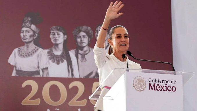 Sheinbaum presume que Trump «copiará» la campaña de México contra el fentanilo