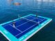 Pelotean Rune y Tiafoe en cancha flotante previo al Abierto Mexicano de Tenis