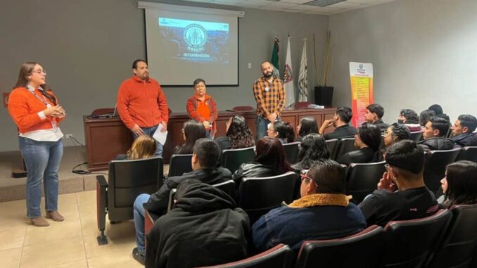 Visitan alumnos del Politécnico de la Frontera instalaciones de la Fiscalía
