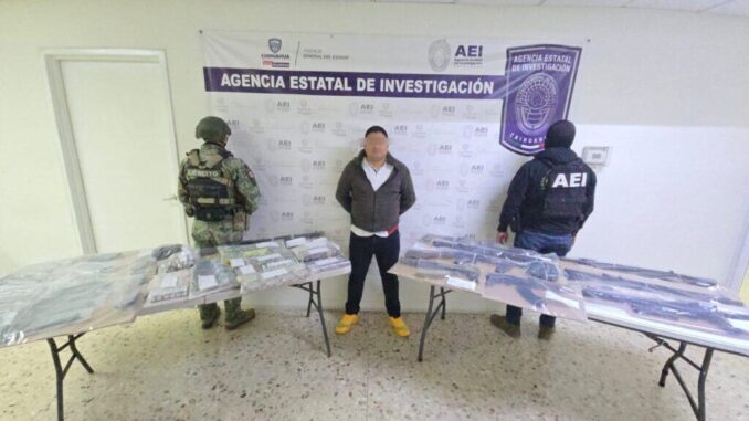 Vinculan a proceso a detenido con arsenal en la colonia CDP