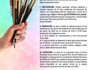 Invitan a artistas a participar en la exposición Pinceladas de Mujer