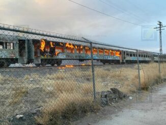 Prenden fuego a vagón de Ferromex; sospechoso huyó del lugar
