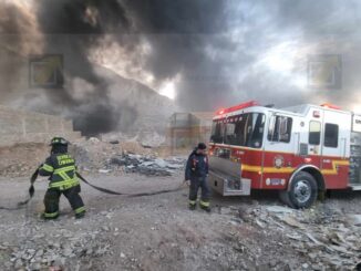 Movilización policial en Paso del Norte por incendios provocados; buscan al responsable