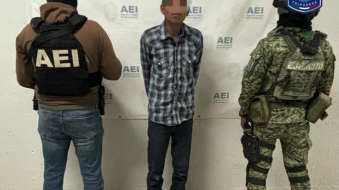 Capturan AEI y SEDENA a sujeto acusado de llevarse a hermanitos de Guachochi