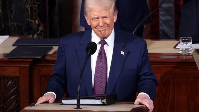 «Estados Unidos ha regresado», asegura Trump ante el Congreso