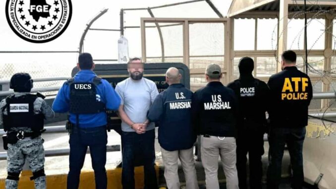 Fiscalía de Operaciones Estratégicas en coordinación con Ejército y Guardia Nacional, detiene a objetivo buscado por autoridades de Estados Unidos