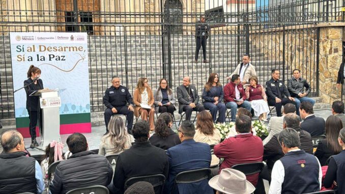 Buscan reducir la violencia con campaña de desarme