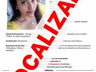 Localiza FEM a mujer con reporte de ausencia en Chihuahua