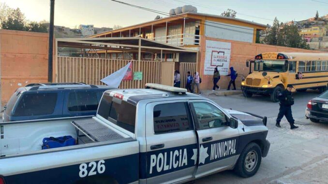 Realiza Policía Municipal recorridos preventivos en escuelas