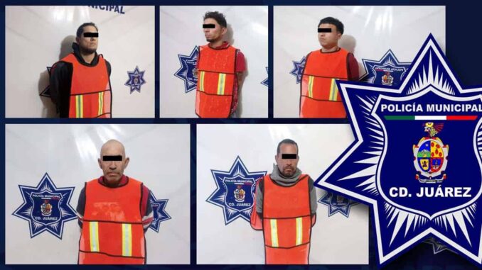 Detienen a cinco prófugos de la justicia