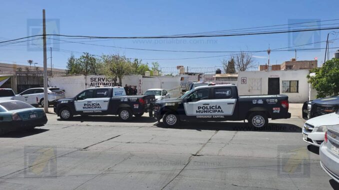 Hallan sin vida a velador en taller de estética automotriz de la colonia Parral