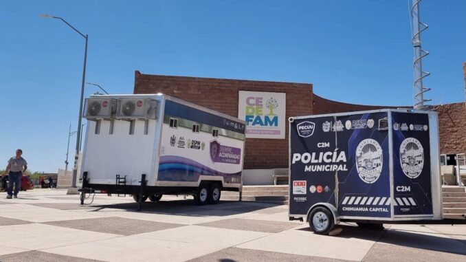 Instalan unidad móvil “Siempre Acompañadas” en Punta Oriente para atender violencia familiar