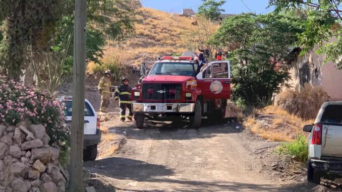 Se incendia domicilio abandonado en la colonia San Rafael