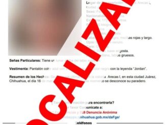 Reintegra FEM a su hogar a menor de edad reportada ausente desde mediados de marzo en Ciudad Juárez