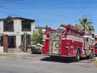 Se registra incendio  en casa de la colonia Infonavit Nacional