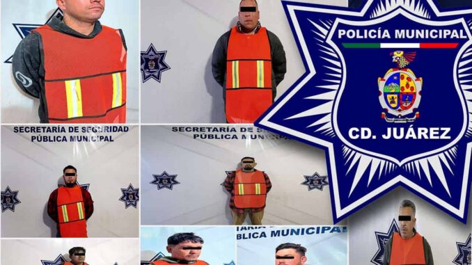 Detienen a ocho por violencia familiar