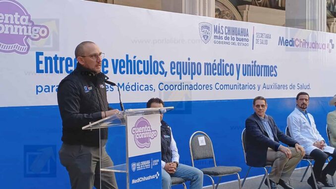 Entrega Secretaría de Salud vehículos y equipo a las Unidades Móviles, CoCS y Auxiliares de Salud