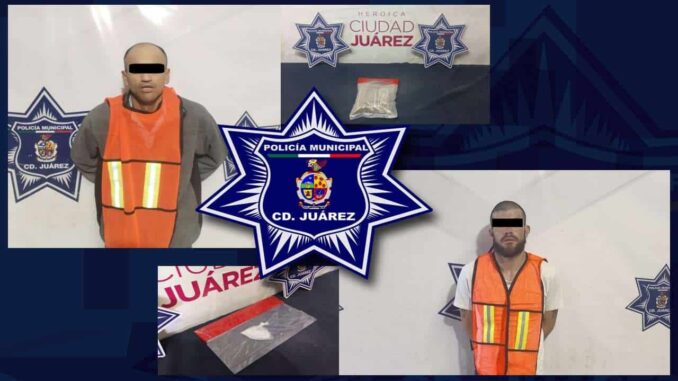 Arrestan a dos narcomenudistas