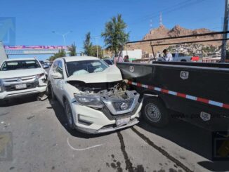 Carambola en avenida Pacheco provoca caos vial y deja una mujer lesionada