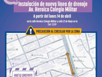 Instalará JMAS Chihuahua 116 metros de drenaje en la avenida Heroico Colegio Militar