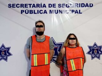 Detienen a pareja por robo de autos y lesiones