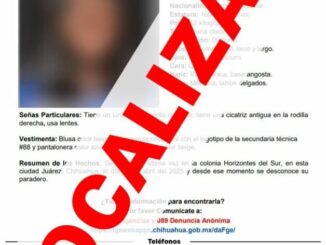 Localiza FEM sana y salva a menor con reporte de ausencia en Ciudad Juárez