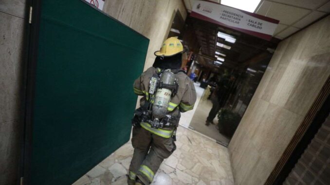 Implementa Protección Civil el simulacro por sismo simulado de 6.5 grados