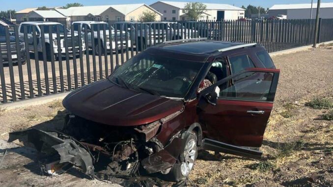 Choque vehicular en el Corredor Comercial deja dos mujeres lesionadas