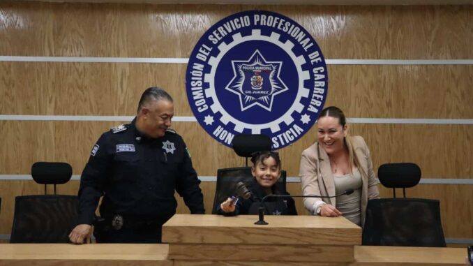 Brianna fue secretaria de Seguridad Pública por un día