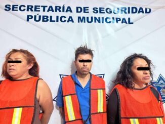 Golpean a su vecino y lo amenazan con arma hechiza; los detienen