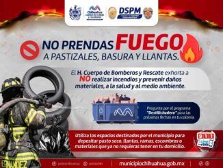 Piden Bomberos no prender fuego a maleza ni basuras