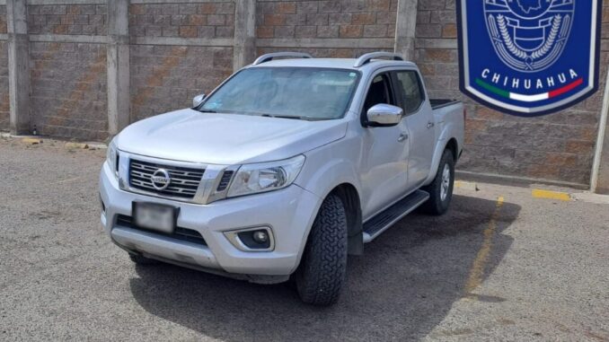 Recupera AEI pick up con reporte de robo reciente en Parral