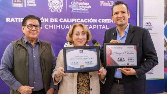 Obtiene Gobierno Municipal calificación crediticia AAA por finanzas sanas, sólidas y estables