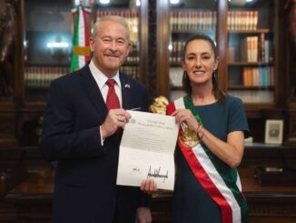 Sheinbaum prevé una «muy buena relación» con embajador de EE.UU., Ronald Johnson