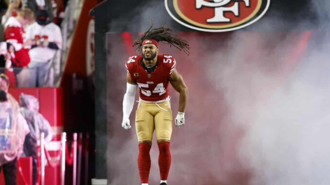 Fred Warner firma con 49ers por 63 millones de dólares, el apoyador mejor pagado de la NFL