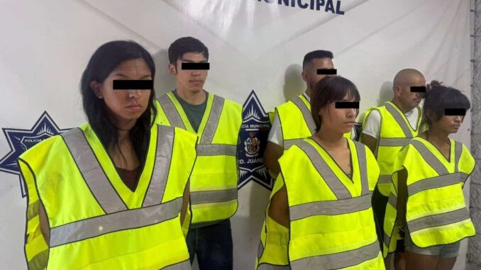 Arrestan a seis por narcomenudeo; una será investigada por secuestro
