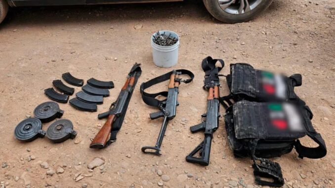 Fuerzas federales detienen a 4 presuntos criminales en Culiacán, Sinaloa