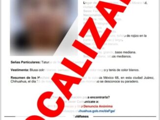 Localiza FEM a adolescente con reporte de ausencia en Ciudad Juárez