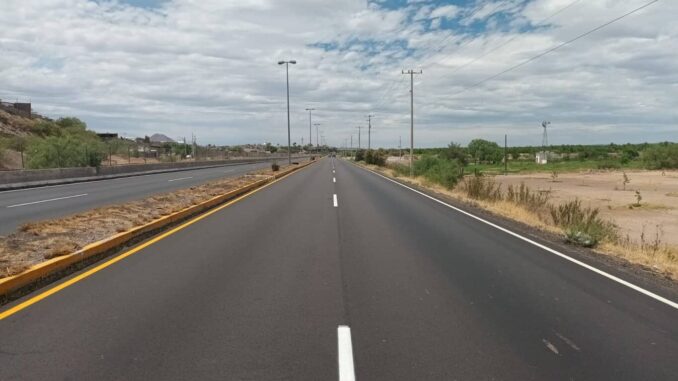 Concluye Gobierno del Estado rehabilitación del Libramiento Camargo