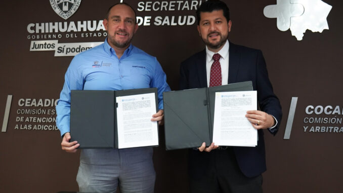 Firman Pensiones Civiles del Estado e Ichisal convenio para mejorar atención médica en Jiménez